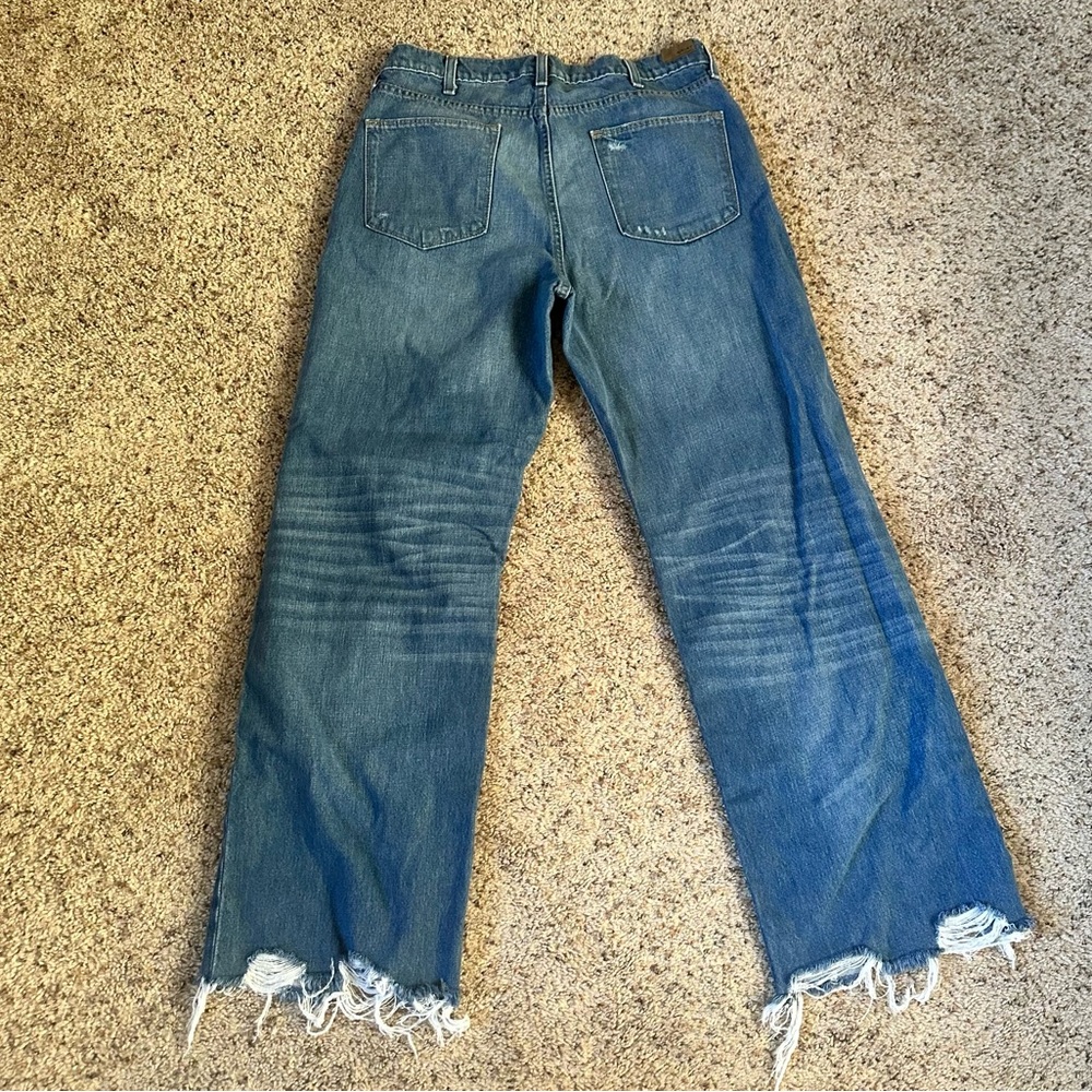 Ariat Women's Ultra High Rise Boyfriend Distressed Jeans - Picture 2 of 3